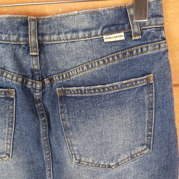 📣2/40$📣 BILLABONG denim jeans skirt size 28 Y2K - Picture 5 of 8